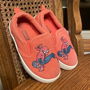 Baby GAP MARVEL Spider man slip on shoes 8T boy